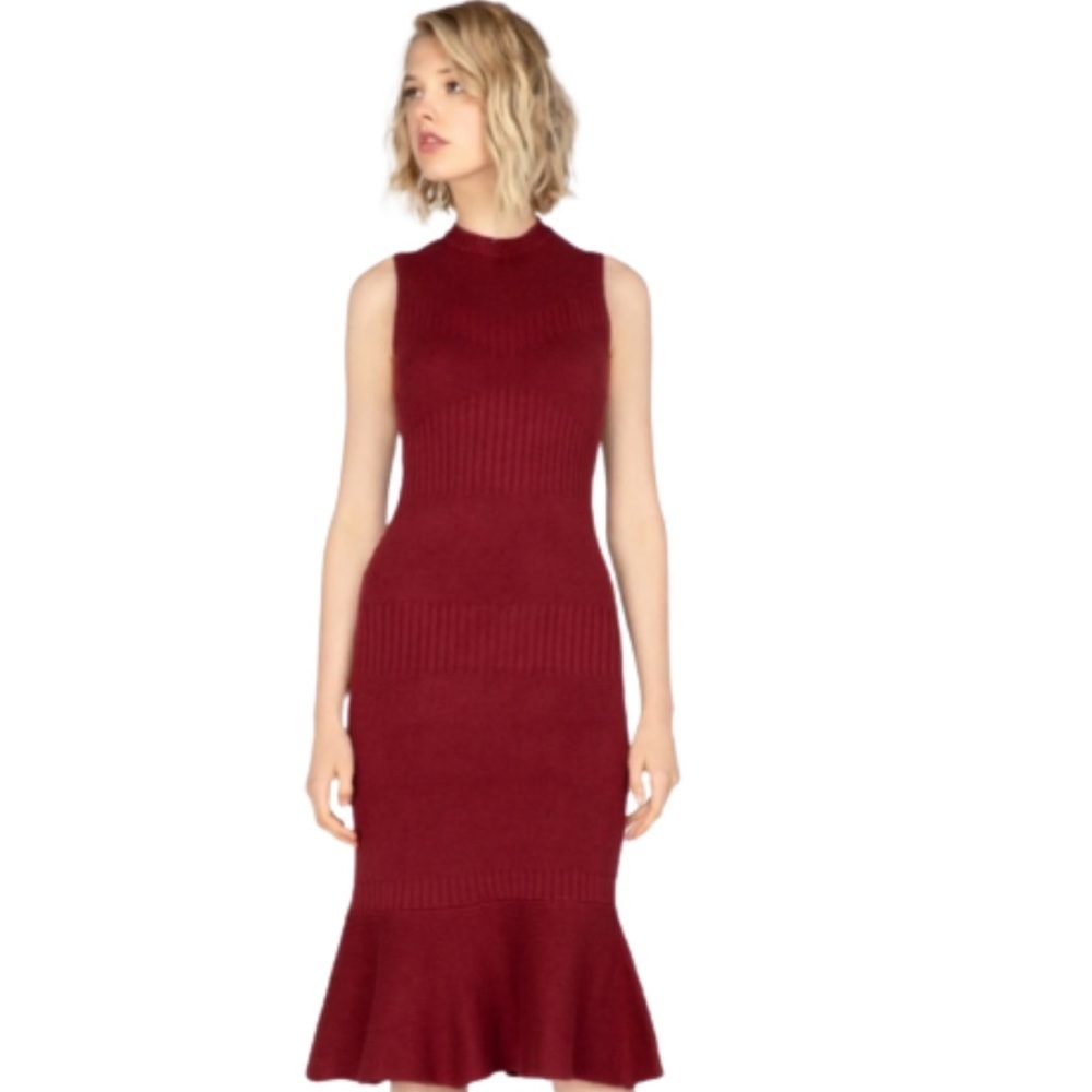 ADELYN RAE | Nordstrom Women Inez Knit Sweater Dress Sleeveless Midi Size Small